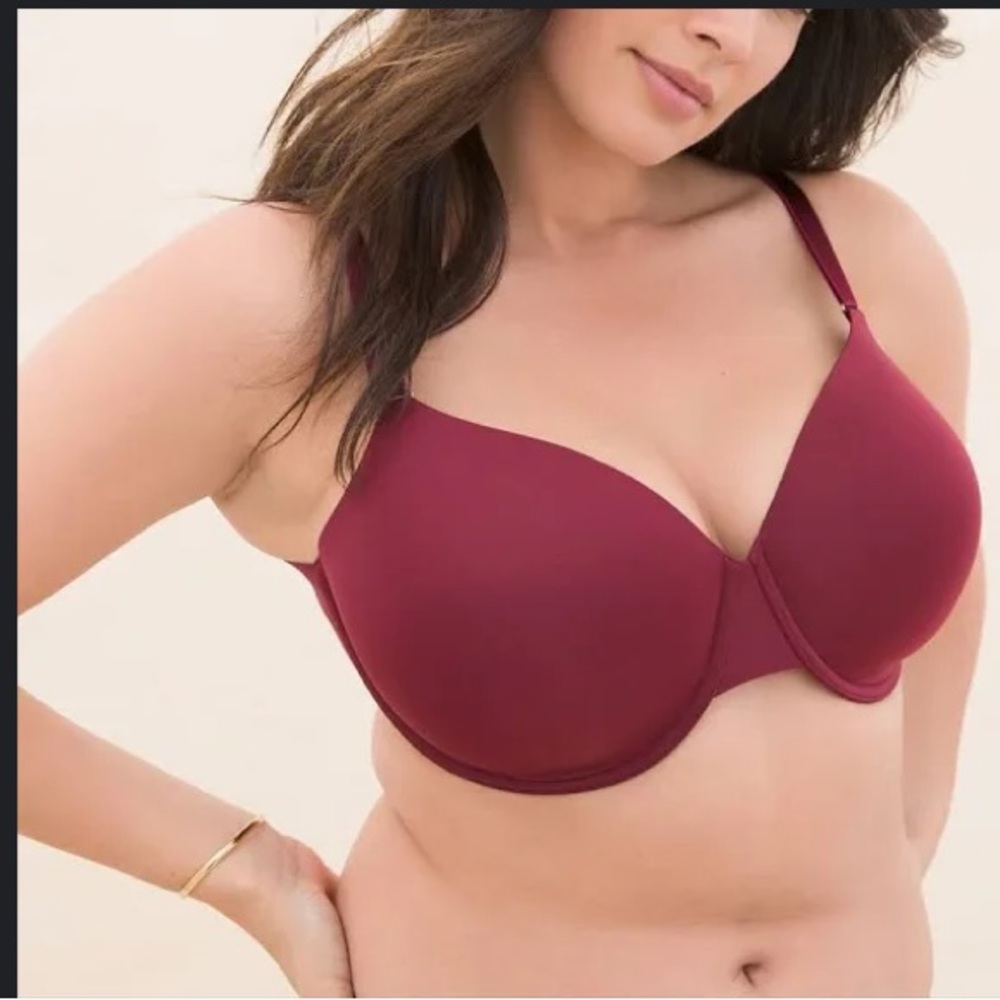 Soma Cabernet Vanishing 360‎ Perfect Coverage Bra Size 38DD
